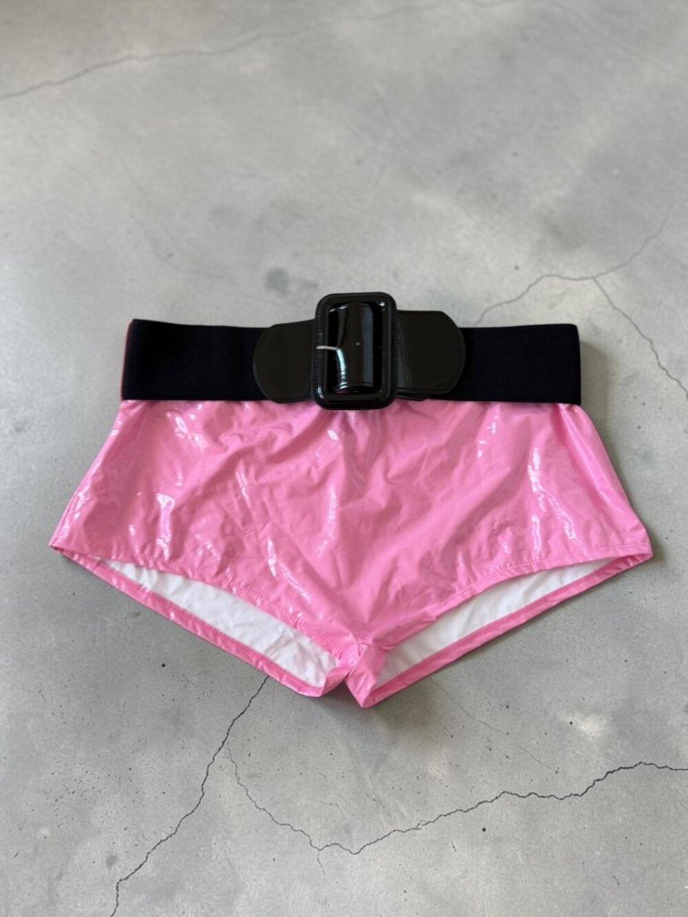 FASHION NOVA pink Belted Hot Pants Shorts Size XL